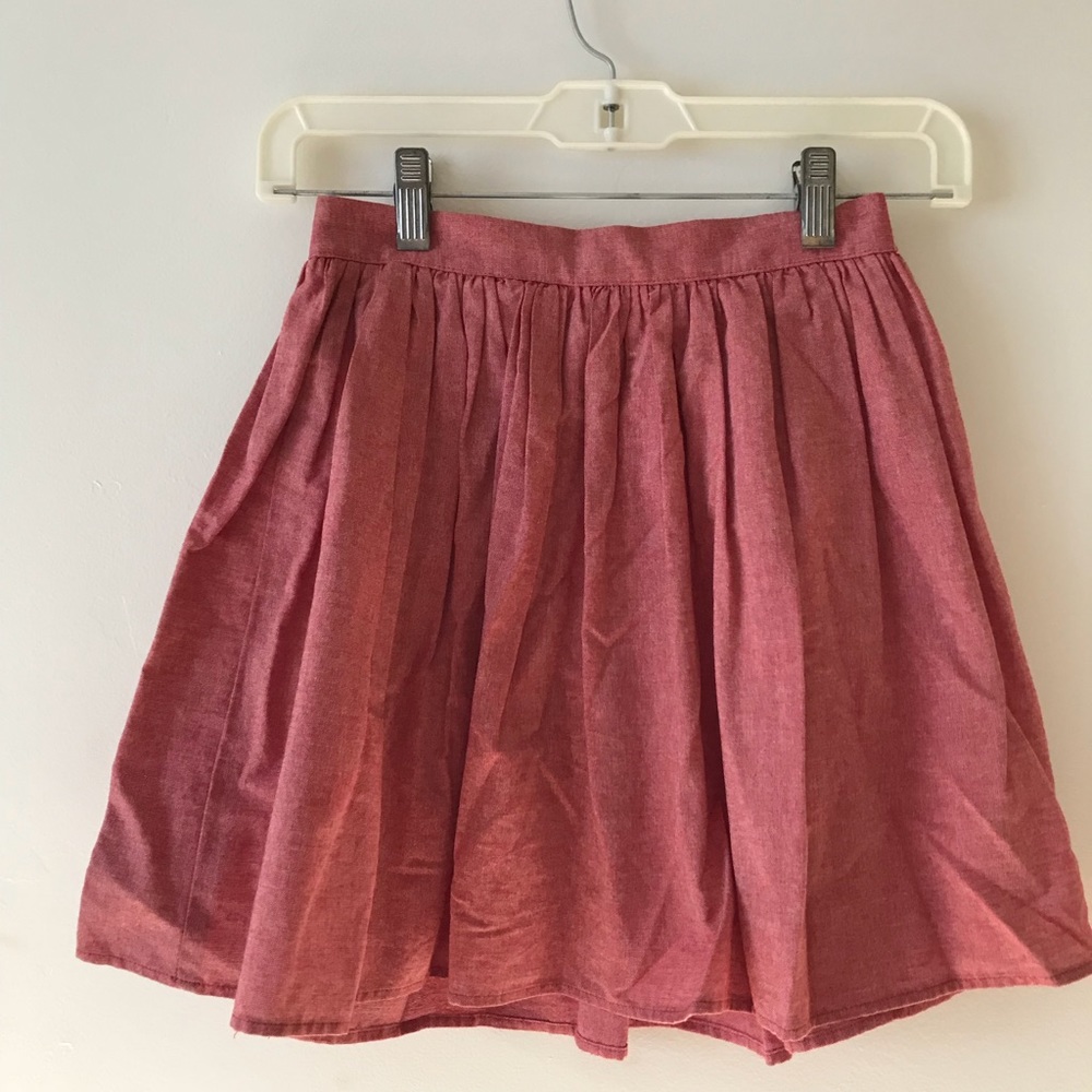 American Apparel Red Skirt